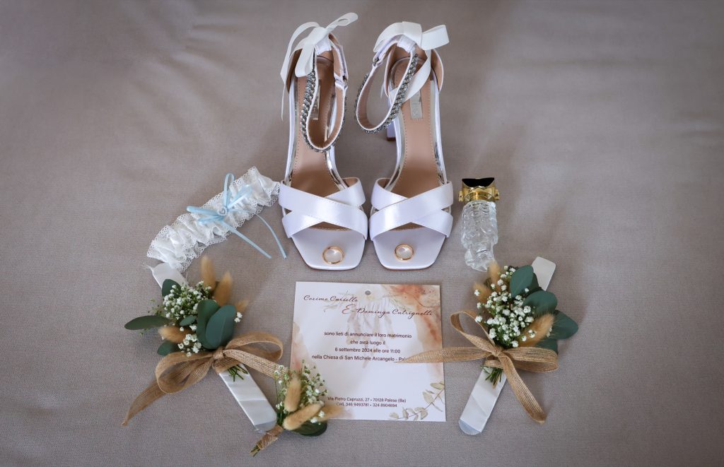 Dettagli degli accessori della sposa – matrimonio di Cosimo e Dominga
