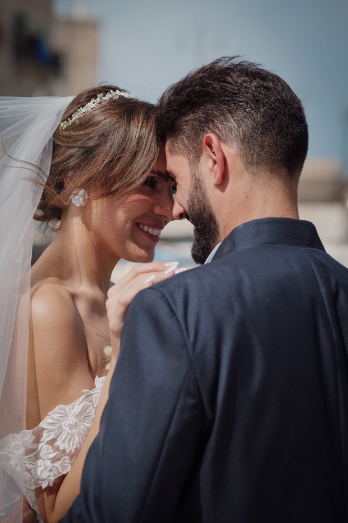 Un momento intimo tra gli sposi – matrimonio di Cosimo e Dominga