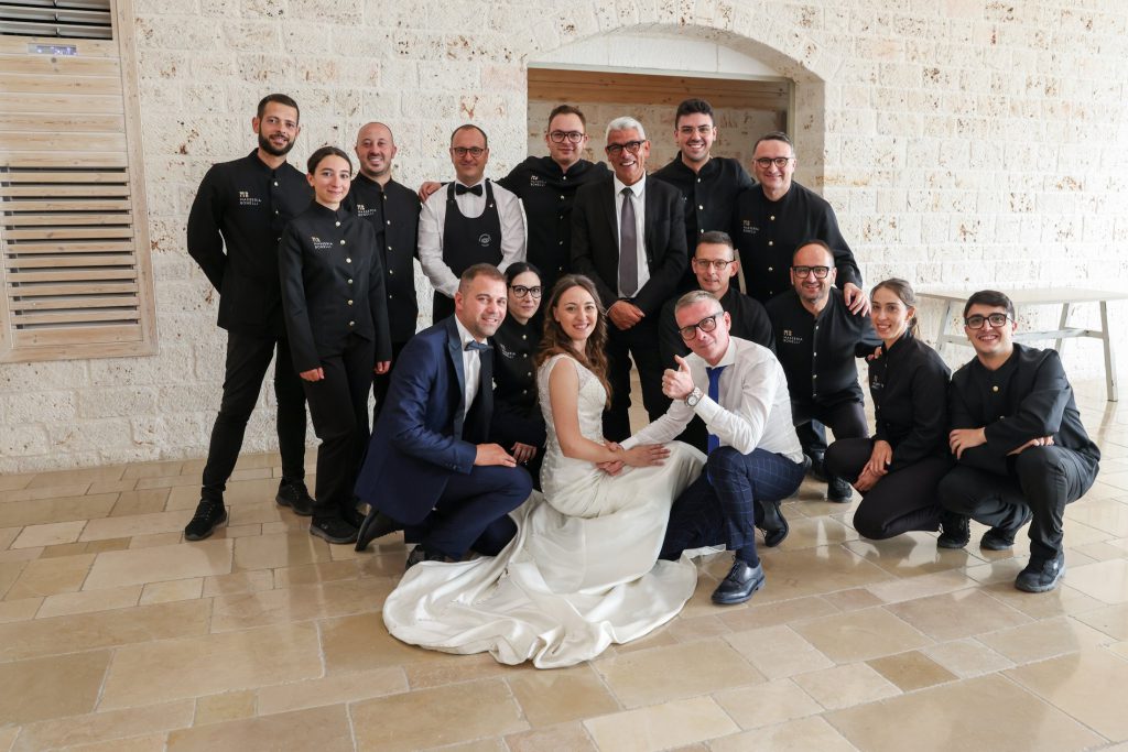 L’arrivo al ricevimento in masseria – Salvatore e Monica