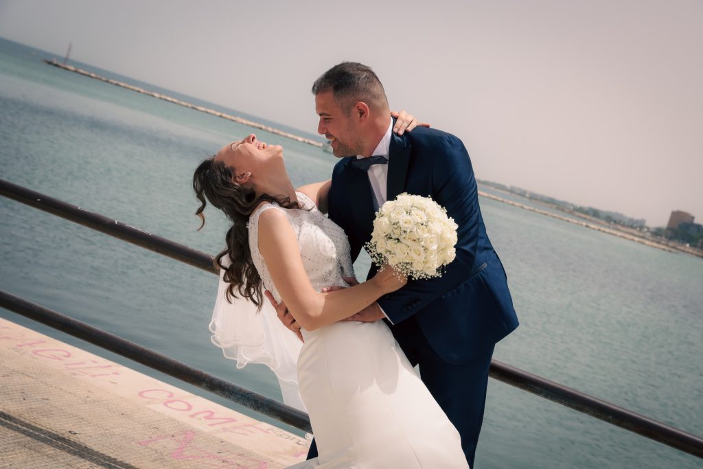 I ritratti degli sposi sul mare – Salvatore e Monica