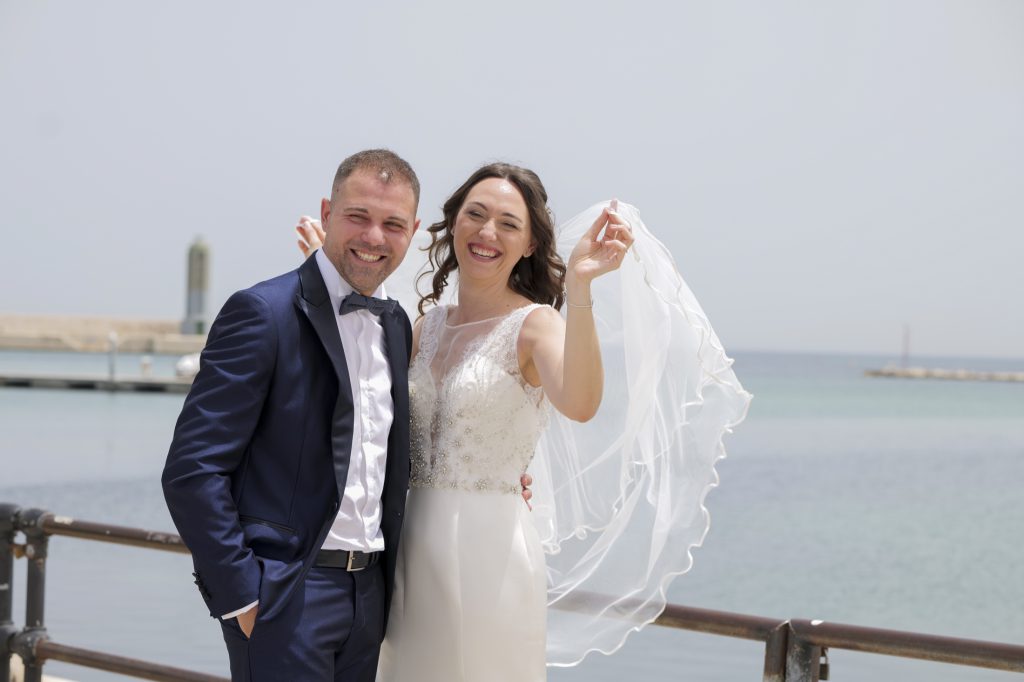 I ritratti degli sposi sul mare – Salvatore e Monica